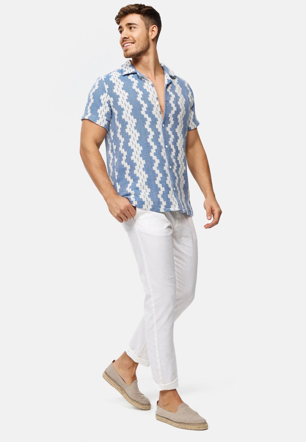 Рубашка INDICODE JEANS, синяя
Рубашка INDICODE JEANS, синяя