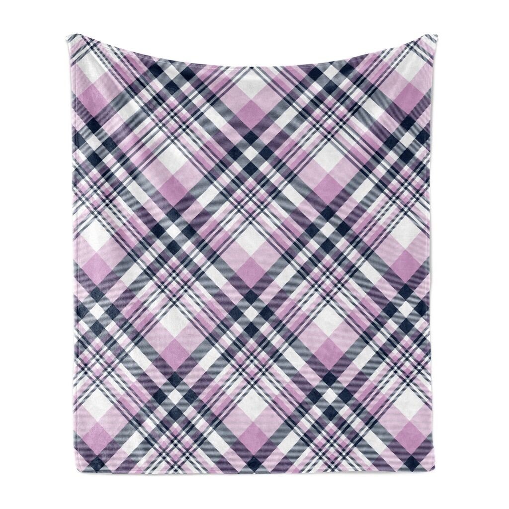 ABAKUHAUS Tartan Мягкое фланелевое флисовое одеяло, абстрактный клетчатый классический пастельный геометрический узор в полоску в стиле кантри, 175 x 230 см, серо-розовый, индиго, белый, серый
ABAKUHAUS Tartan Мягкое фланелевое флисовое одеяло, абстрактный клетчатый классический пастельный геометрический узор в полоску в стиле кантри, 175 x 230 см, серо-розовый, индиго, белый, серый