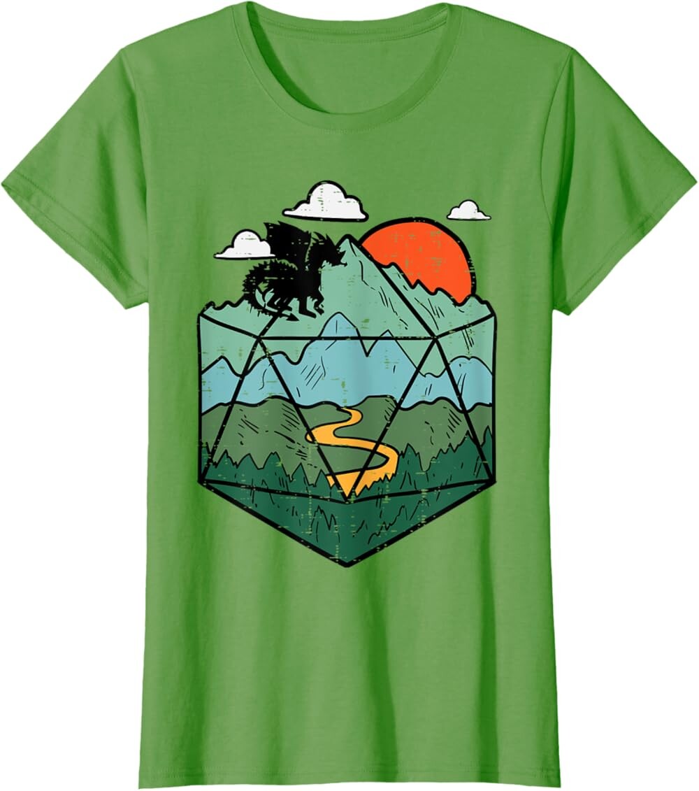 Женская футболка RPG Mountain Gamer, зеленый
Женская футболка RPG Mountain Gamer, зеленый