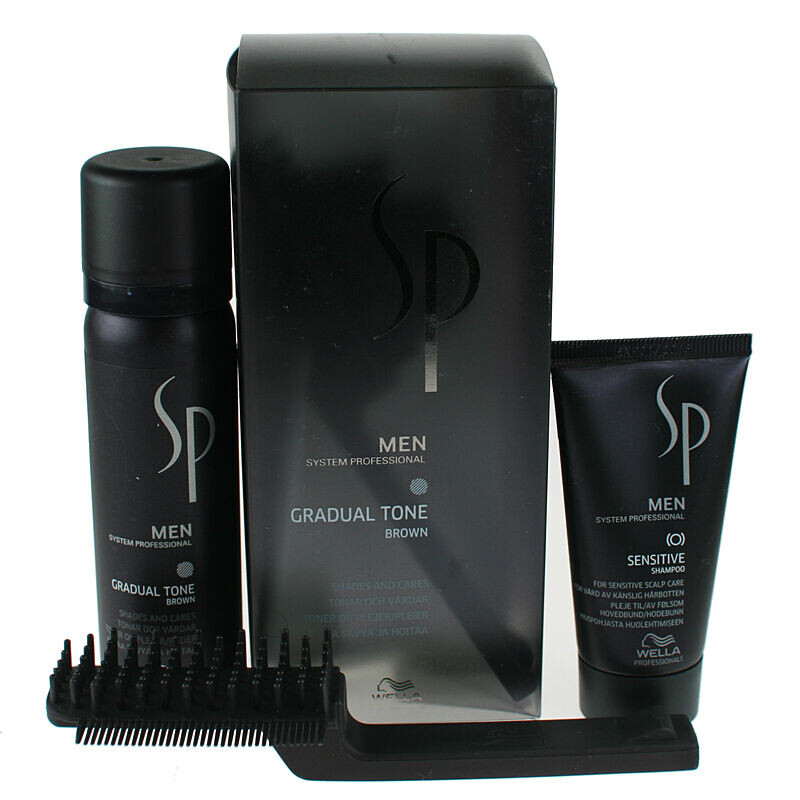 Wella Professionals SP Men Gradual Tone Brown каштановые волосы набор для маскировки седины для мужчин: пигментная пена, 60 мл + шампунь, 30 мл + кисточка, 1 шт.
Wella Professionals SP Men Gradual Tone Brown каштановые волосы набор для маскировки седины для мужчин: пигментная пена, 60 мл + шампунь, 30 мл + кисточка, 1 шт.