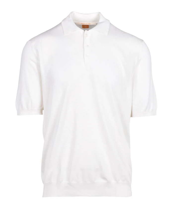 Хлопковая трикотажная рубашка поло Hindustrie, белый
Хлопковая трикотажная рубашка поло Hindustrie, белый