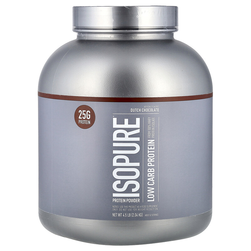 Isopure, Низкоуглеводный протеиновый порошок, датский шоколад, 2,04 кг (4,5 фунта)
Isopure, Низкоуглеводный протеиновый порошок, датский шоколад, 2,04 кг (4,5 фунта)