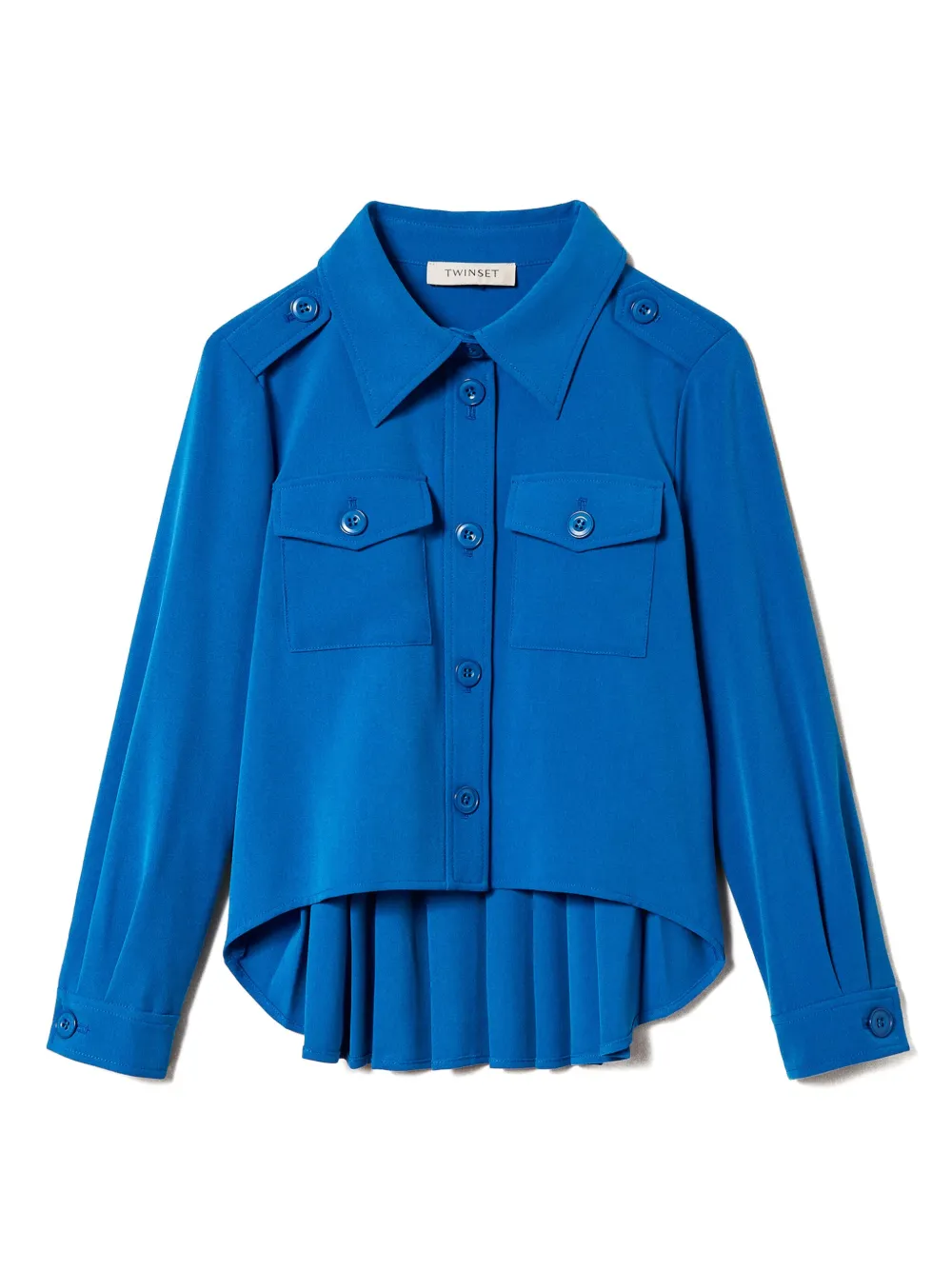 Фланелевая рубашка с длинными рукавами TWINSET Kids, синий
Фланелевая рубашка с длинными рукавами TWINSET Kids, синий