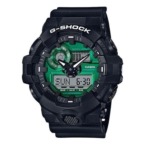 Часы CASIO G-Shock Analog-Digital 'Black Green', черный
Часы CASIO G-Shock Analog-Digital 'Black Green', черный