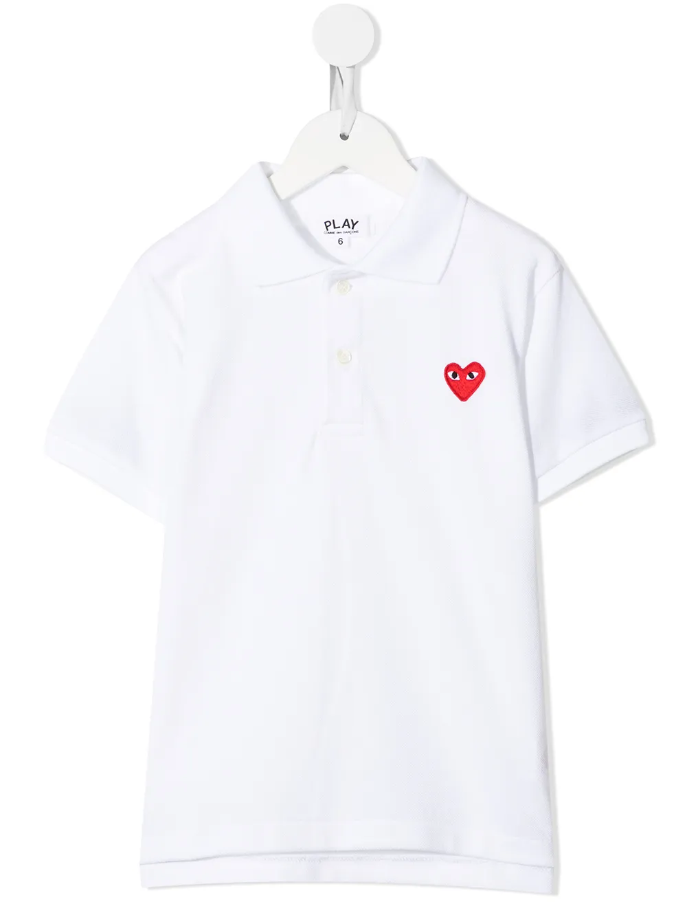 Рубашка поло с логотипом Comme Des Garçons Play Kids, белый
Рубашка поло с логотипом Comme Des Garçons Play Kids, белый