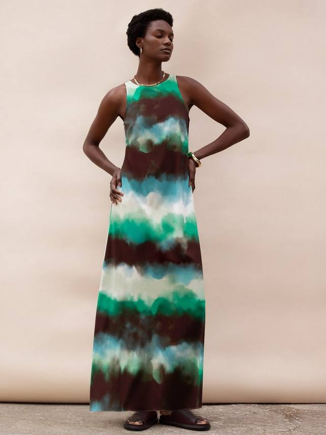 Макси-платье с акварельным эффектом тай-дай Ro&Zo, Green/Multi
Макси-платье с акварельным эффектом тай-дай Ro&Zo, Green/Multi