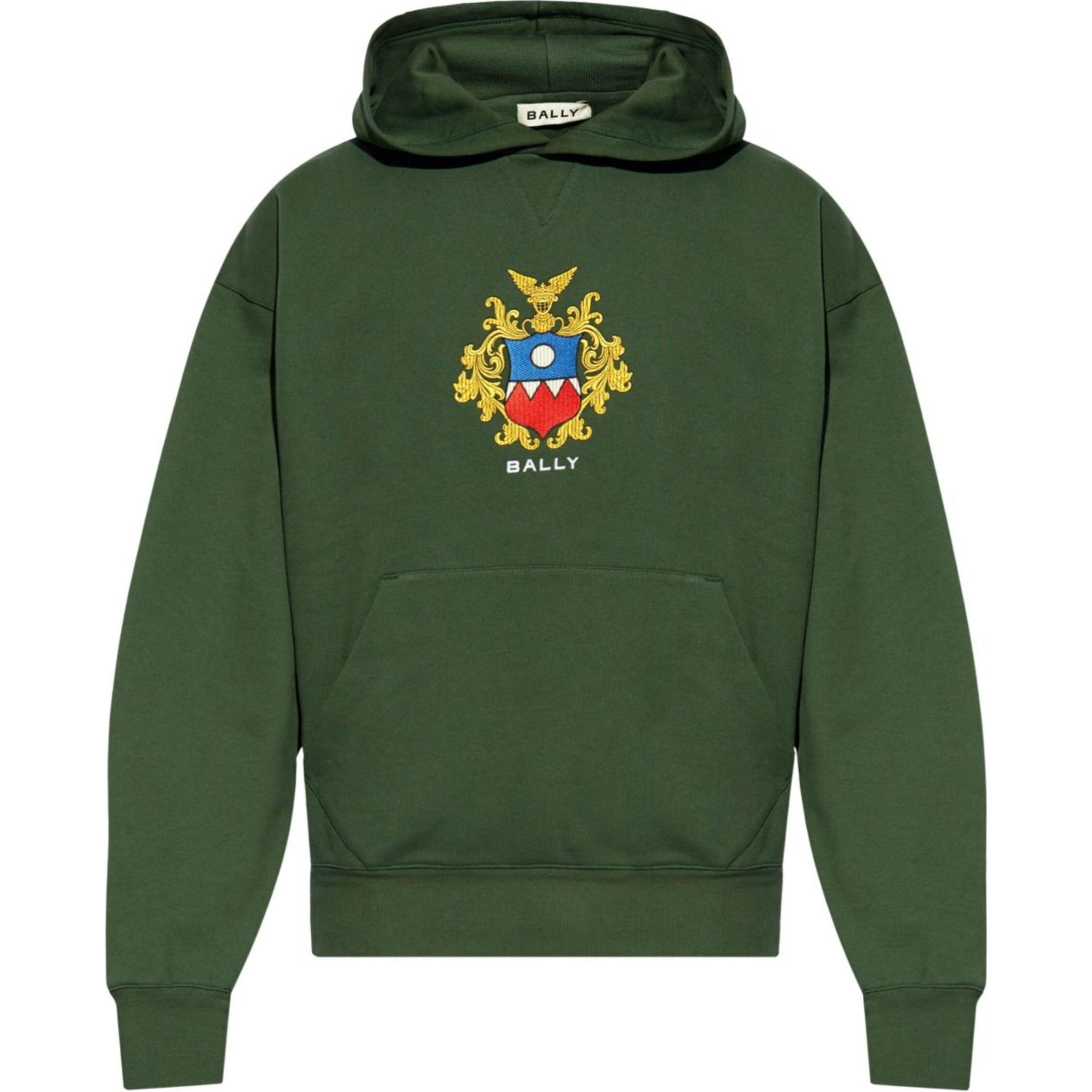 Худи с вышитым логотипом BALLY, зеленый
Худи с вышитым логотипом BALLY, зеленый