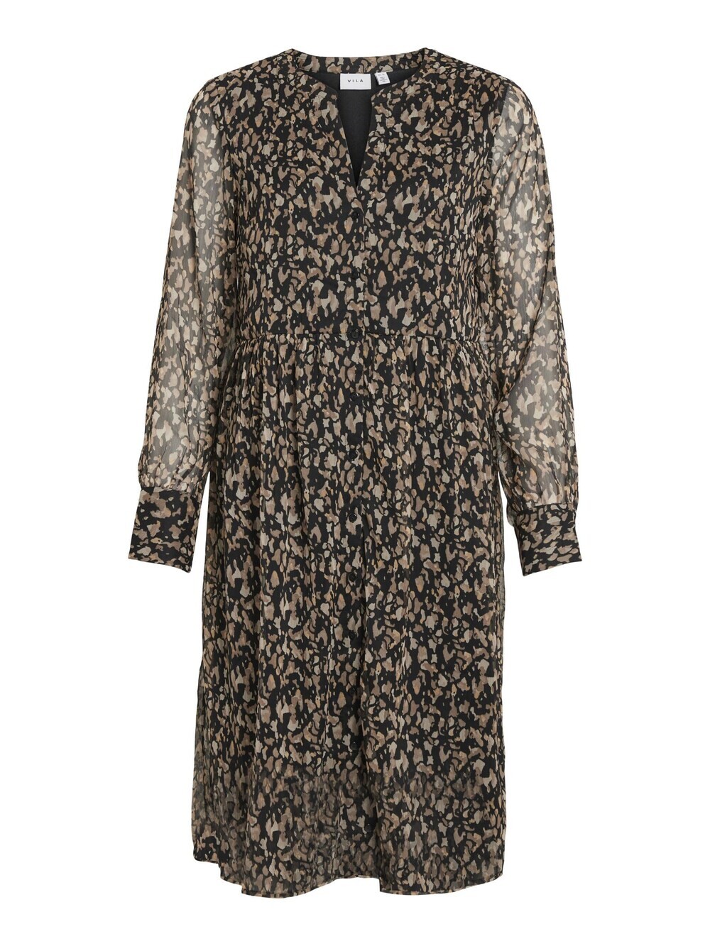 Рубашка-платье VILA Falia, черный
Рубашка-платье VILA Falia, черный