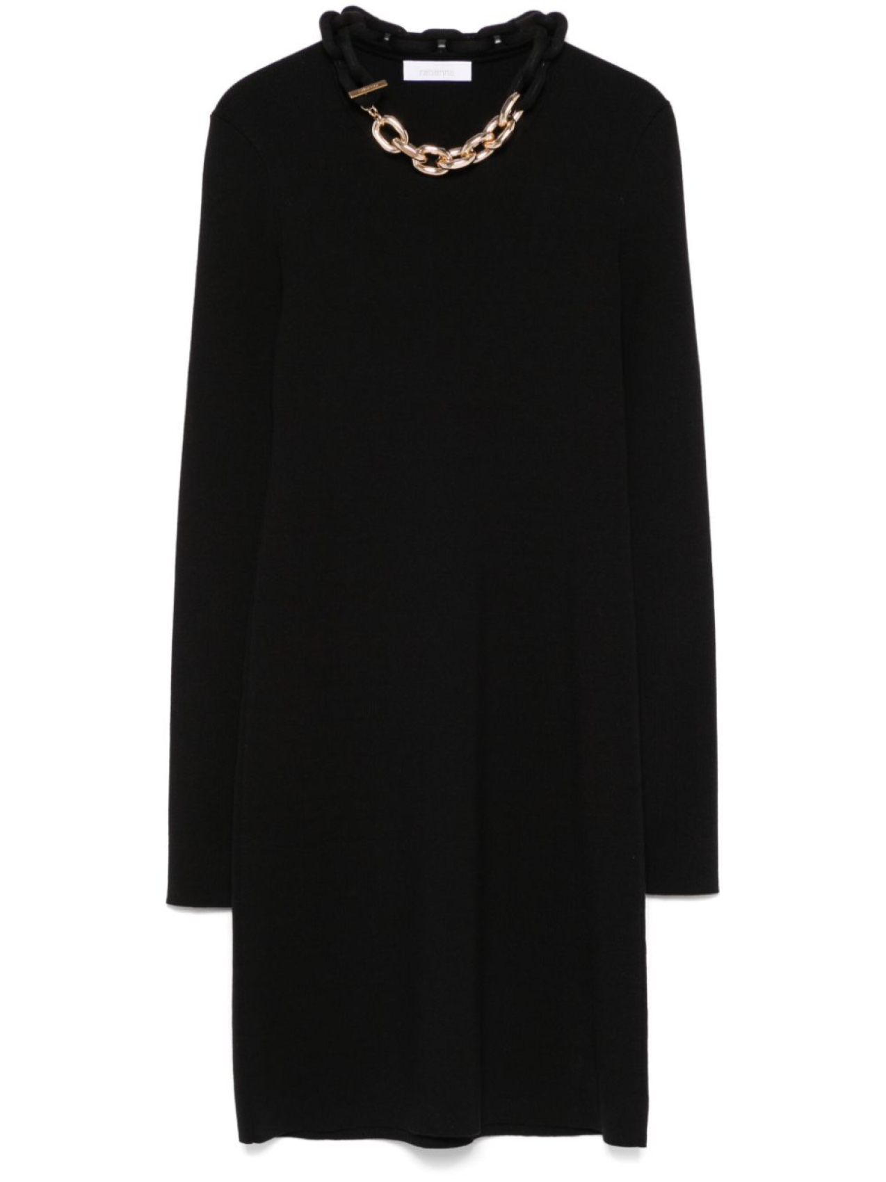 Rabanne платье мини с цепочкой, черный
Rabanne платье мини с цепочкой, черный