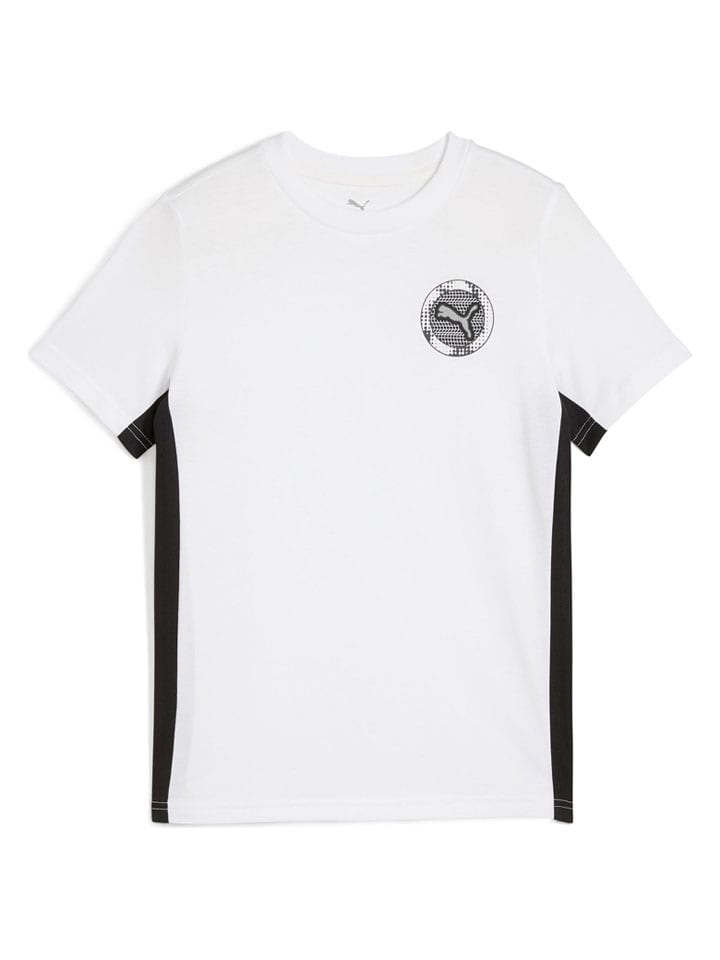 Puma Тренировочная футболка бело-черного цвета
Puma Тренировочная футболка бело-черного цвета