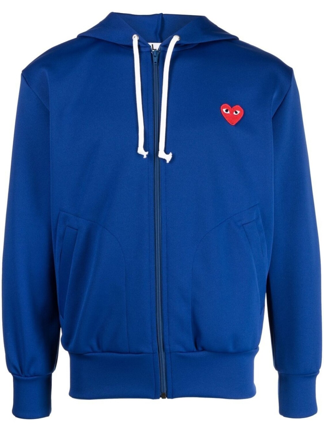 Comme Des Garçons Play худи на молнии с вышитым логотипом, синий
Comme Des Garçons Play худи на молнии с вышитым логотипом, синий