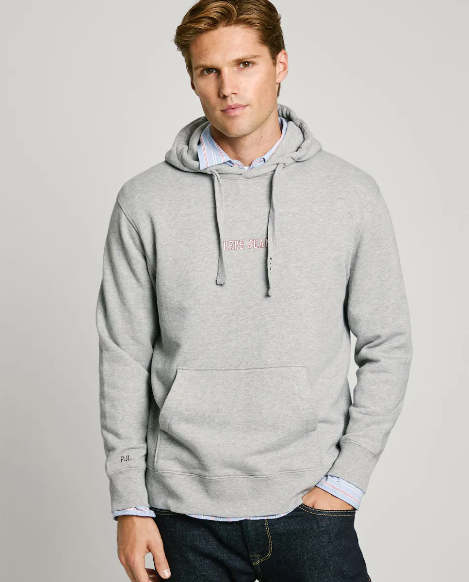 Мужская толстовка с регулируемым капюшоном и принтом на спине Pepe Jeans, серый
Мужская толстовка с регулируемым капюшоном и принтом на спине Pepe Jeans, серый