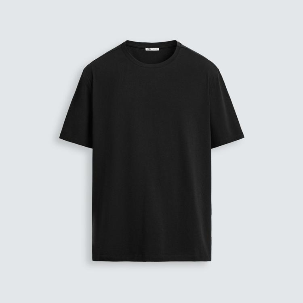 Футболка Zara Basic Slim Fit, черный
Футболка Zara Basic Slim Fit, черный