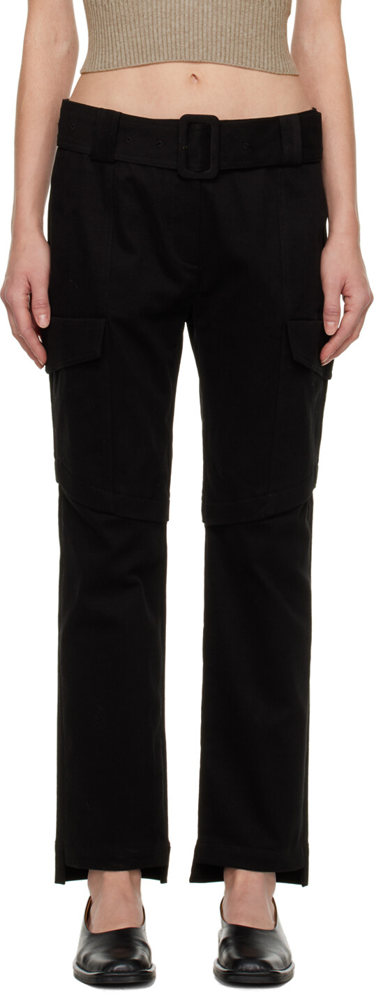 Черные брюки со вставками DRAE, Черный, Черные брюки со вставками DRAE
Черные брюки со вставками DRAE, Черный, Черные брюки со вставками DRAE