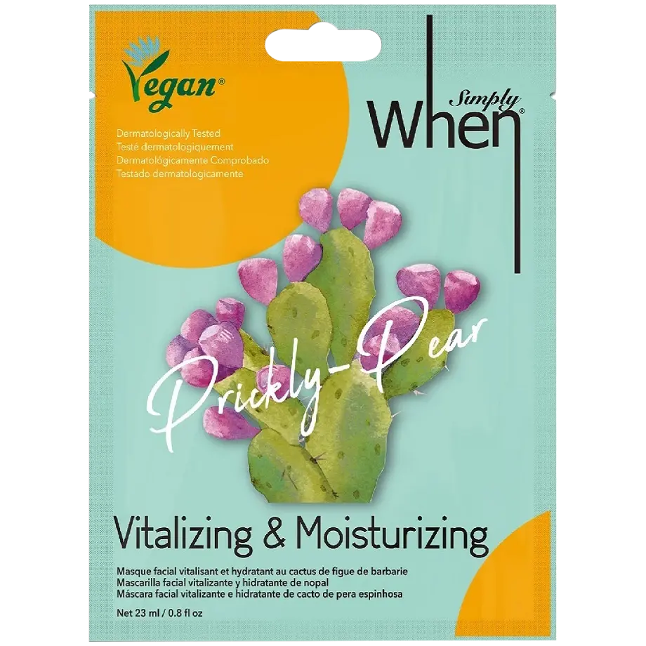 When Simply Vegan увлажняющая маска для лица, 23 мл
When Simply Vegan увлажняющая маска для лица, 23 мл