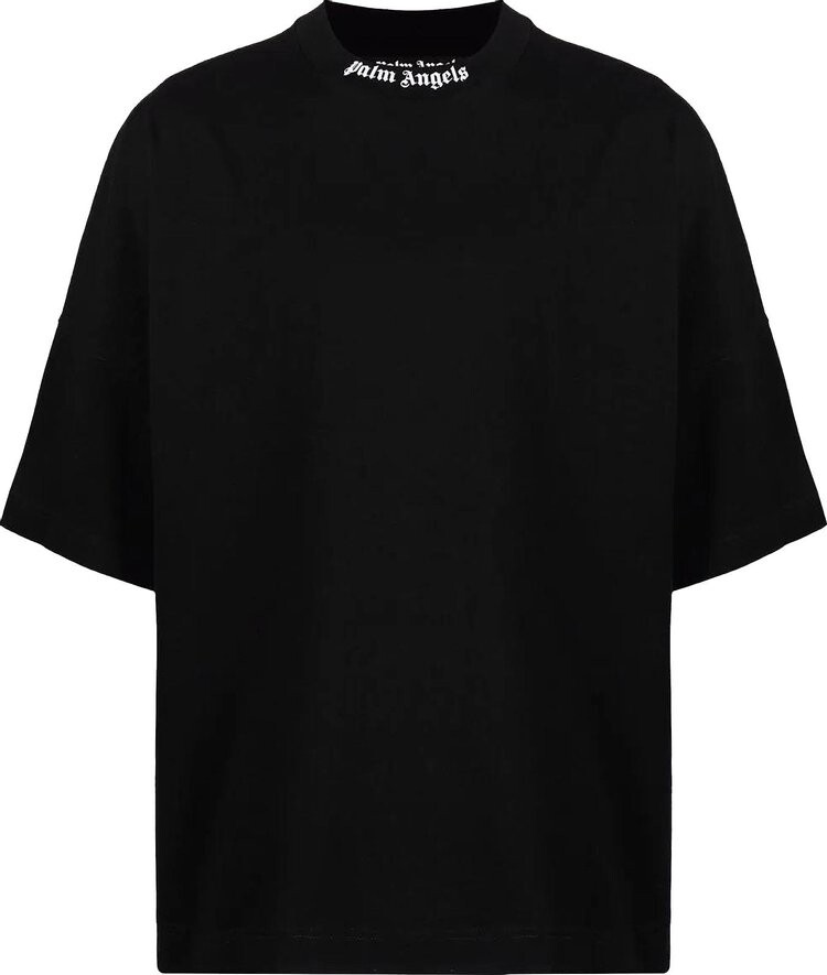 Футболка Palm Angels Classic Logo Over Tee 'Black', черный 
Футболка Palm Angels Classic Logo Over Tee 'Black', черный