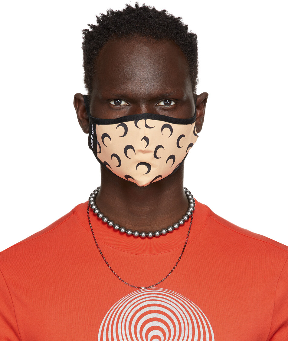 Tan & Black Allover Moon Daily Wear Маска Marine Serre
Tan & Black Allover Moon Daily Wear Маска Marine Serre