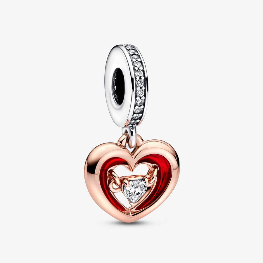 Шарм-подвеска Pandora Moments Two-tone Radiant Heart, серебро/розовое золото/красный
Шарм-подвеска Pandora Moments Two-tone Radiant Heart, серебро/розовое золото/красный