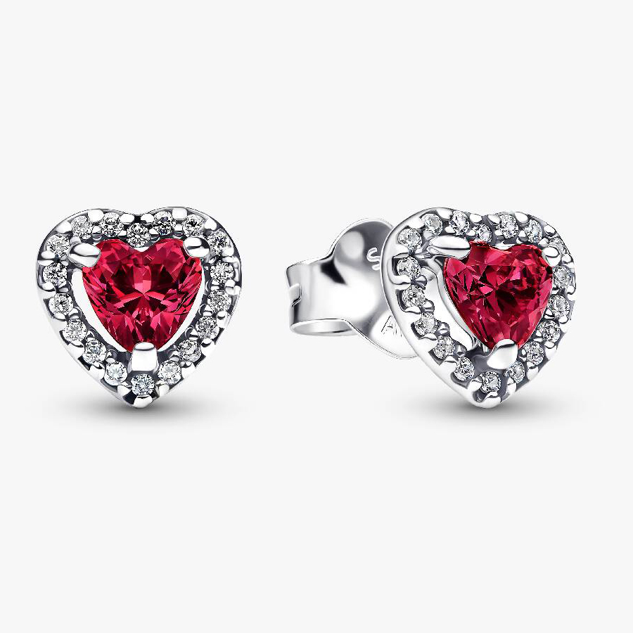 Серьги Pandora Elevated Heart Stud, серебро/красный
Серьги Pandora Elevated Heart Stud, серебро/красный