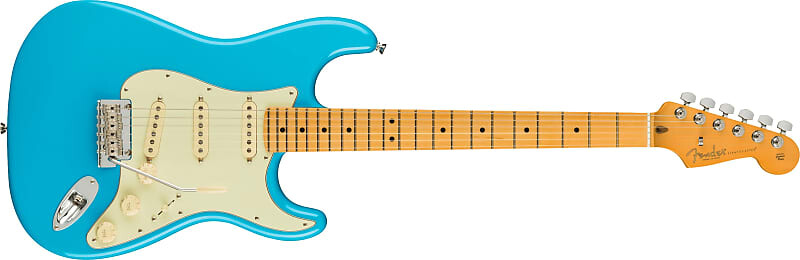 Fender American Professional II Stratocaster, накладка на гриф из клена, синий Майами - US22011618
Fender American Professional II Stratocaster, накладка на гриф из клена, синий Майами - US22011618