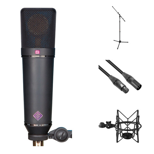 Комплект многодиапазонного конденсаторного микрофона Neumann U 87 Ai MT с большой диафрагмой (черный)
Комплект многодиапазонного конденсаторного микрофона Neumann U 87 Ai MT с большой диафрагмой (черный)
