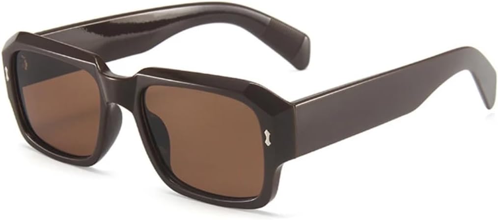 Модные солнцезащитные очки для женщин в стиле ретро с заклепками, цветные, с защитой от УФ-излучения UV400; модные солнцезащитные очки для мужчин с градиентным переходом цвета SZVVBKK, Brown Tea
Модные солнцезащитные очки для женщин в стиле ретро с заклепками, цветные, с защитой от УФ-излучения UV400; модные солнцезащитные очки для мужчин с градиентным переходом цвета SZVVBKK, Brown Tea