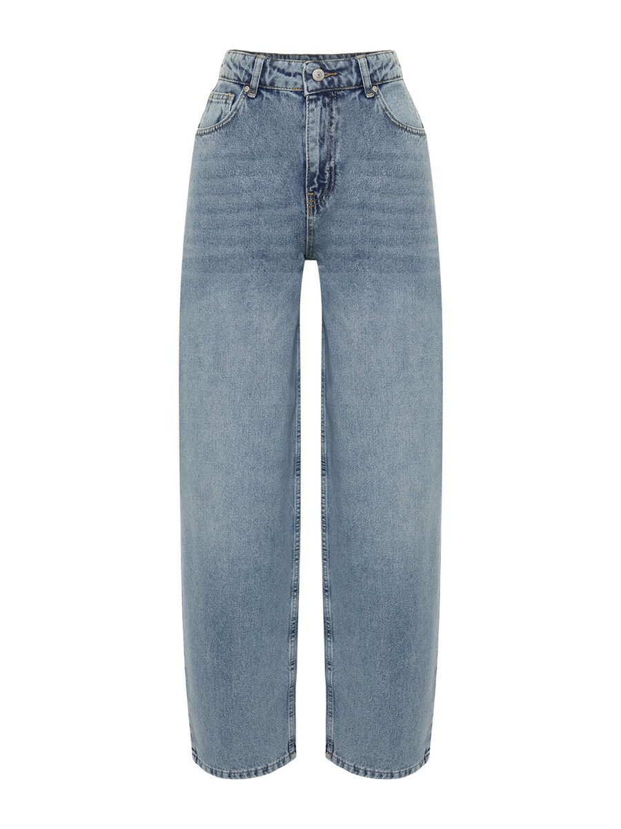 Мешковатые джинсы Trendyol, синий деним
Мешковатые джинсы Trendyol, синий деним