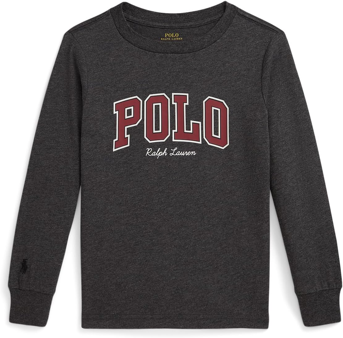 Хлопковая футболка с длинным рукавом и логотипом Polo Ralph Lauren Kids, Windsor Heather
Хлопковая футболка с длинным рукавом и логотипом Polo Ralph Lauren Kids, Windsor Heather