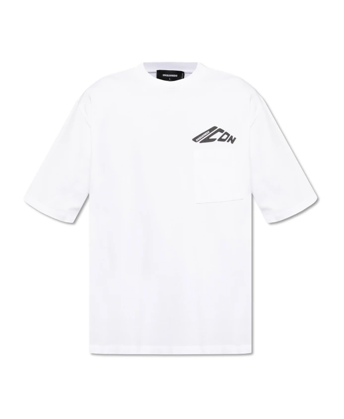 Футболка с логотипом Dsquared2, белый
Футболка с логотипом Dsquared2, белый
