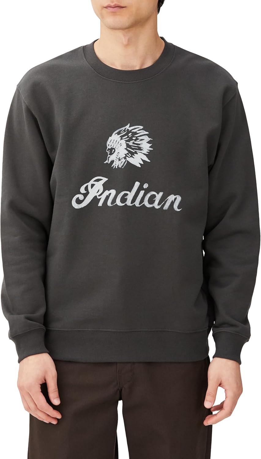 Толстовка с принтом «Индийский вождь 1950 года» Indian, угольно-черный
Толстовка с принтом «Индийский вождь 1950 года» Indian, угольно-черный