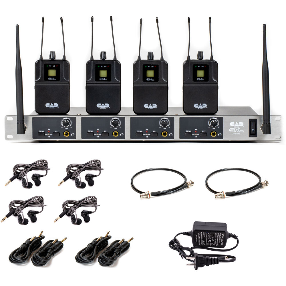 CAD GXLIEM4 Quad-Mix In-Ear Wireless Monitoring System GXLIEM4
CAD GXLIEM4 Quad-Mix In-Ear Wireless Monitoring System GXLIEM4