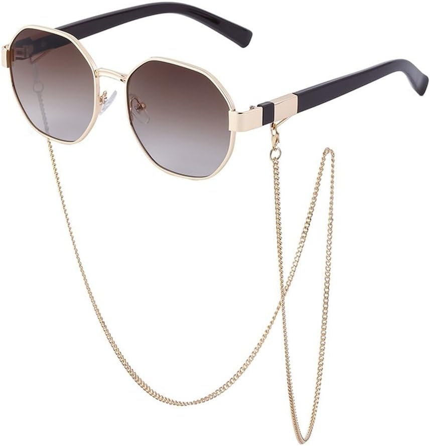 Солнцезащитные очки Polygon для женщин с цепочкой, роскошные, модные, уникальные, трендовые. Восьмиугольные солнцезащитные очки для женщин, квадратные очки GHVWYX, C2 Gold Brown
Солнцезащитные очки Polygon для женщин с цепочкой, роскошные, модные, уникальные, трендовые. Восьмиугольные солнцезащитные очки для женщин, квадратные очки GHVWYX, C2 Gold Brown