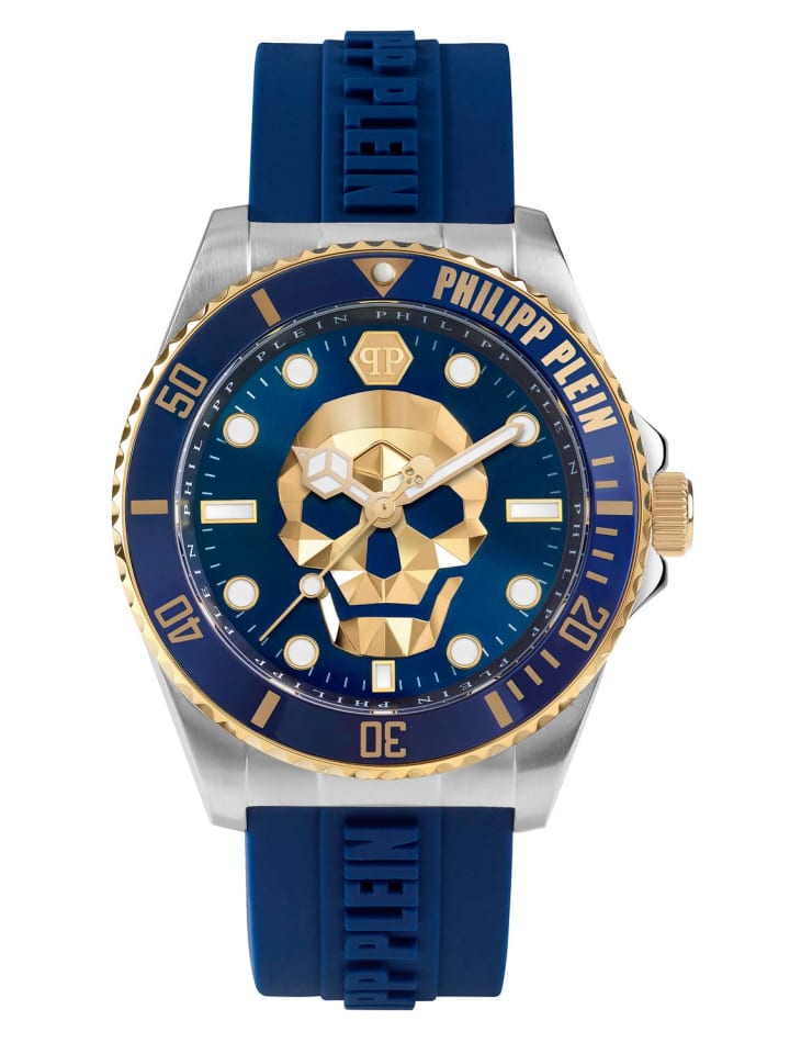 Мужские часы Philipp Plein The $kull Diver синего цвета
Мужские часы Philipp Plein The $kull Diver синего цвета