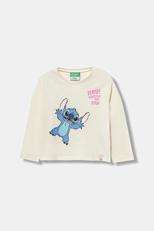 Детская хлопковая кофта с длинным рукавом United Colors Of Benetton, бежевый
Детская хлопковая кофта с длинным рукавом United Colors Of Benetton, бежевый