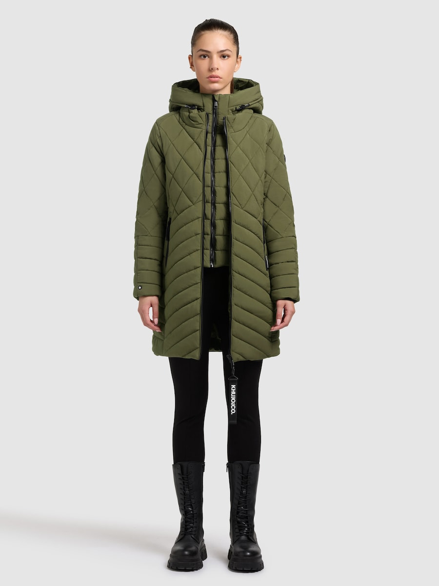 Зимнее пальто khujo Ivana, зеленый
Зимнее пальто khujo Ivana, зеленый