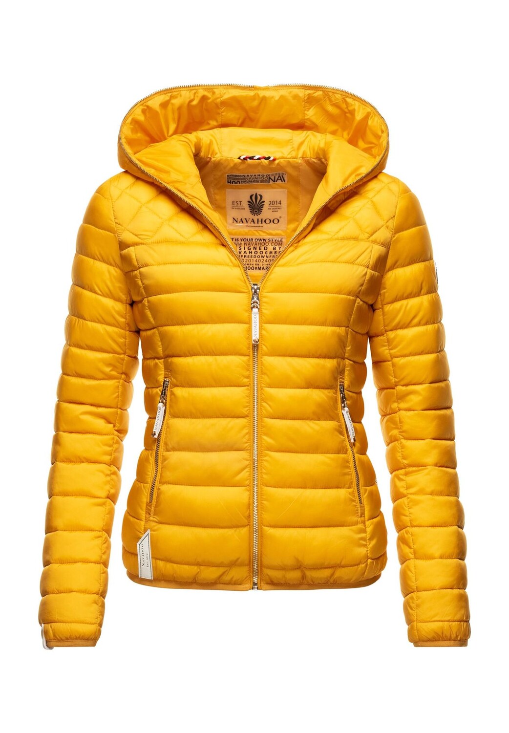 Стеганая куртка я красивая NAVAHOO, желтый
Стеганая куртка я красивая NAVAHOO, желтый