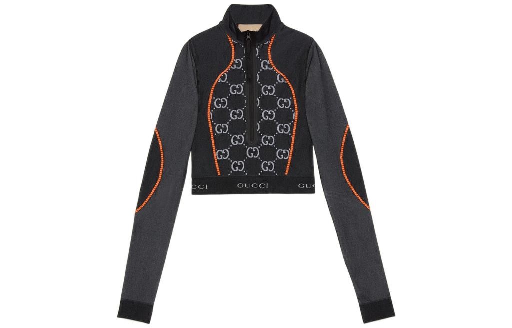 Топ укороченный женский Gucci GG-jacquard Performance, черный
Топ укороченный женский Gucci GG-jacquard Performance, черный