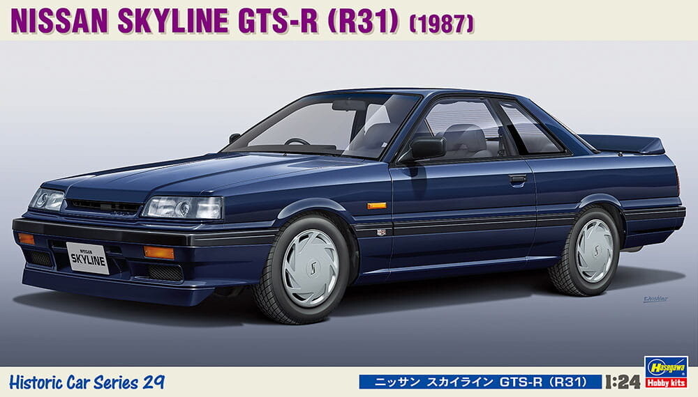 Nissan Skyline GTS-R (R31) 1:24 Hasegawa HC29
Nissan Skyline GTS-R (R31) 1:24 Hasegawa HC29
