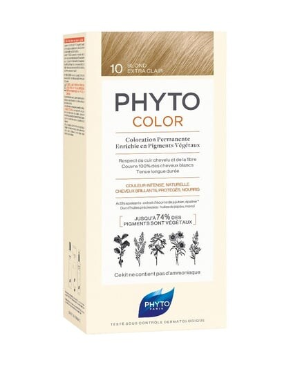 Краска для волос, 10 Экстра светлый блондин PHYTO PHYTOCOLOR
Краска для волос, 10 Экстра светлый блондин PHYTO PHYTOCOLOR