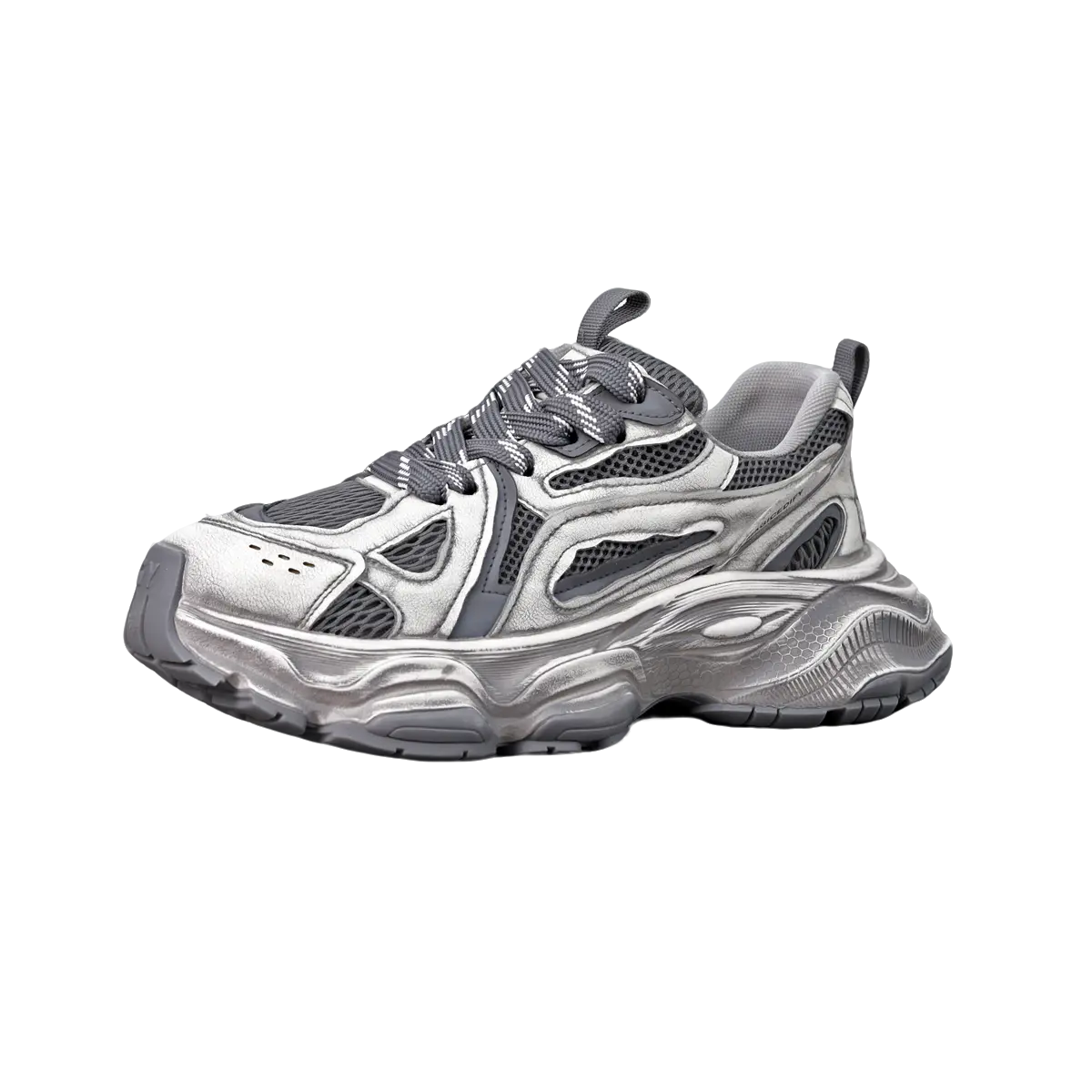 Banas Дышащие массивные кроссовки мид-топ мужские винтажные серые, цвет Vintage Gray
Banas Дышащие массивные кроссовки мид-топ мужские винтажные серые, цвет Vintage Gray