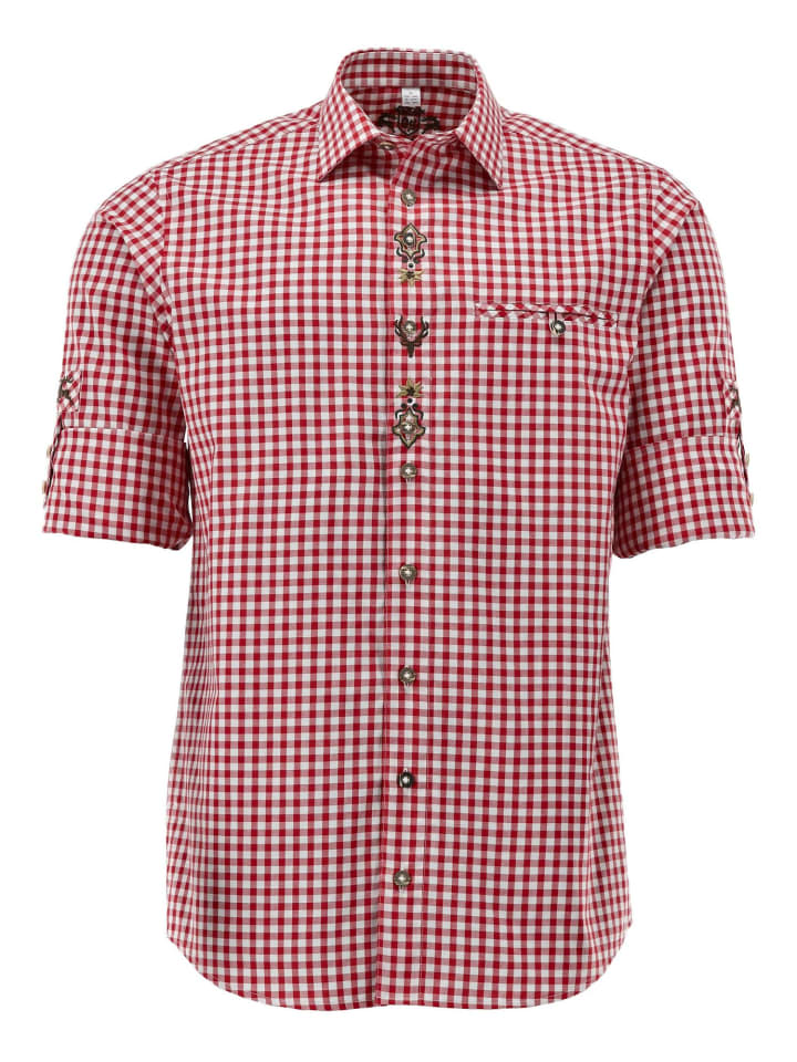 Традиционная рубашка Ринави средне-красного цвета OS-Trachten
Традиционная рубашка Ринави средне-красного цвета OS-Trachten