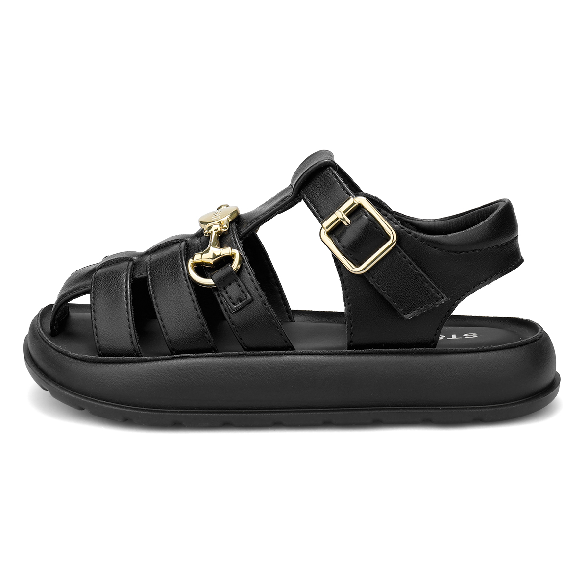 Противоскользящие и дышащие детские сандалии ST&SAT KIDS, черный
Противоскользящие и дышащие детские сандалии ST&SAT KIDS, черный