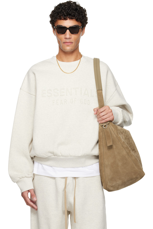 Fear Of God Essentials Классическая толстовка с круглым вырезом и тиснением на тему праздников серого цвета
Fear Of God Essentials Классическая толстовка с круглым вырезом и тиснением на тему праздников серого цвета