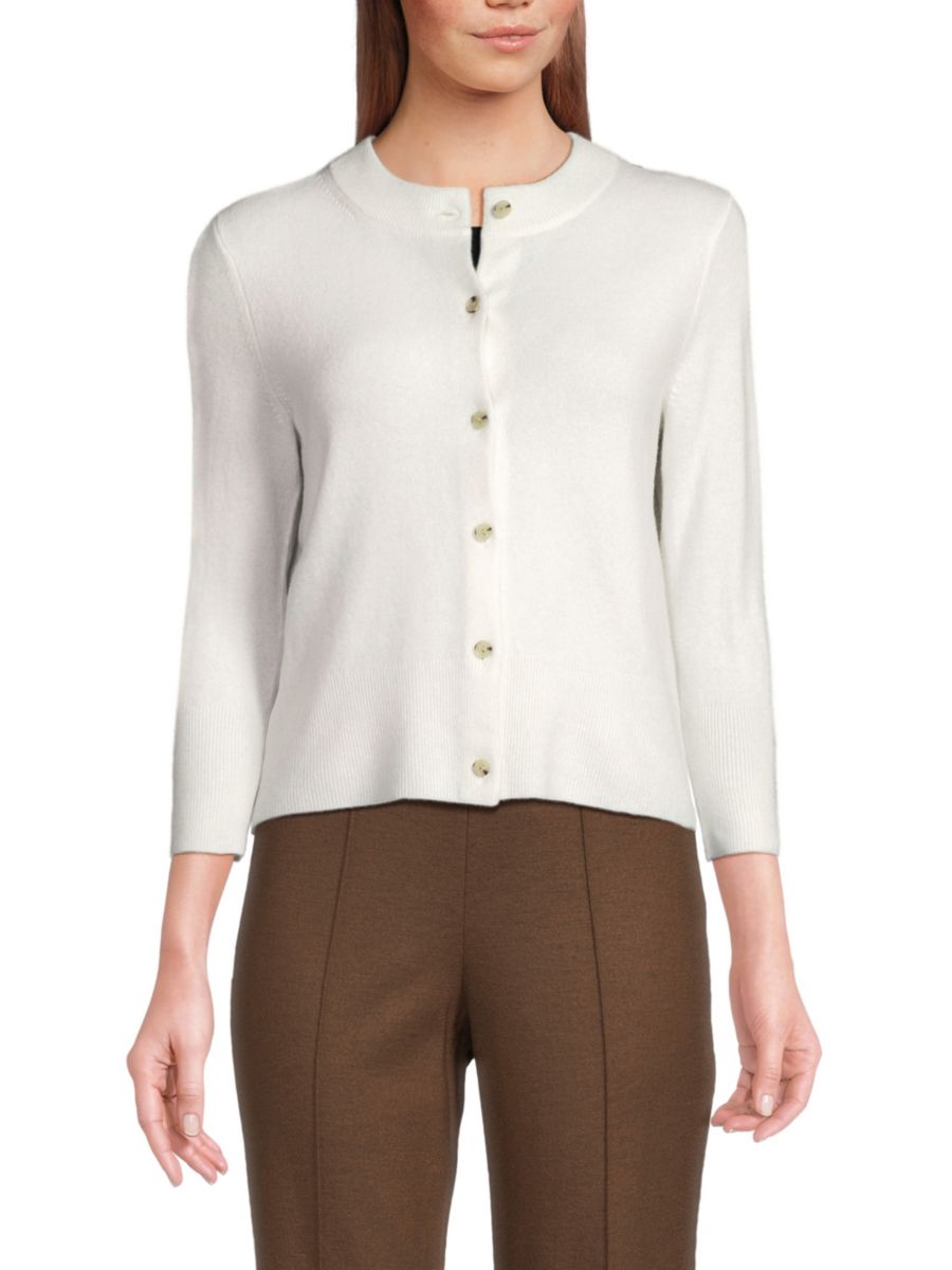 Кардиган из смесовой шерсти Vince, белый
Кардиган из смесовой шерсти Vince, белый