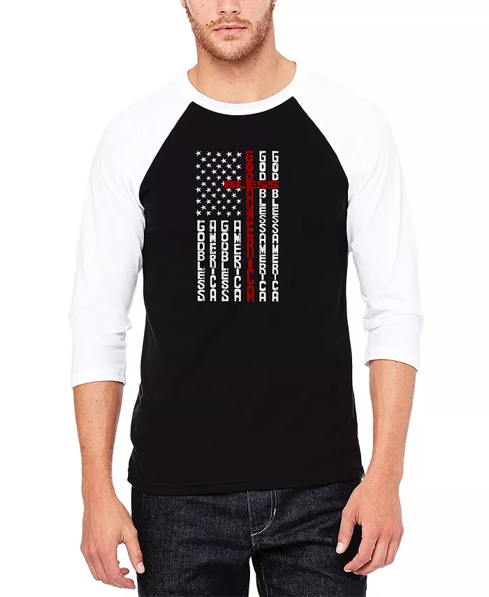 Мужская футболка с кросс-флагом и принтом в стиле Word Art, реглан, бейсбольный крой LA Pop Art, мультиколор
Мужская футболка с кросс-флагом и принтом в стиле Word Art, реглан, бейсбольный крой LA Pop Art, мультиколор