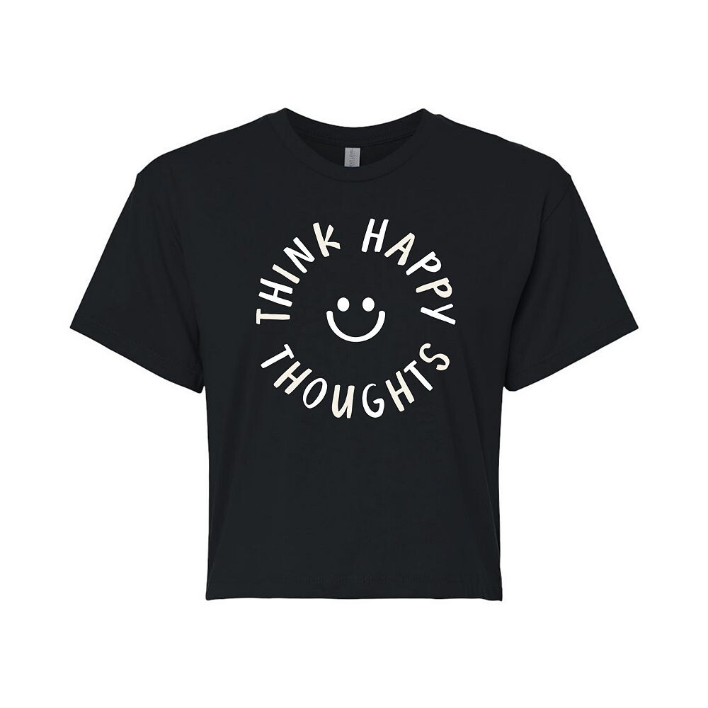 Укороченная футболка со смайликом для юниоров "Think Happy Thoughts" Licensed Character, черный
Укороченная футболка со смайликом для юниоров "Think Happy Thoughts" Licensed Character, черный