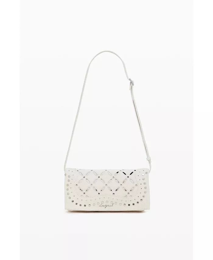 Женская сумка-клапан с перфорацией среднего размера Desigual, коричневый/бежевый
Женская сумка-клапан с перфорацией среднего размера Desigual, коричневый/бежевый