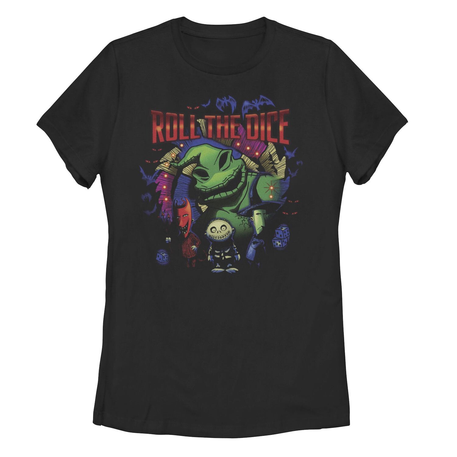 Футболка Junior's Disney «Кошмар перед Рождеством Oogie Roll The Dice» Licensed Character, черный
Футболка Junior's Disney «Кошмар перед Рождеством Oogie Roll The Dice» Licensed Character, черный