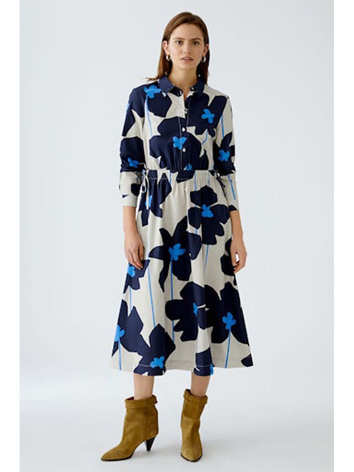 Платье Oui, цвет creme/dunkelblau
Платье Oui, цвет creme/dunkelblau