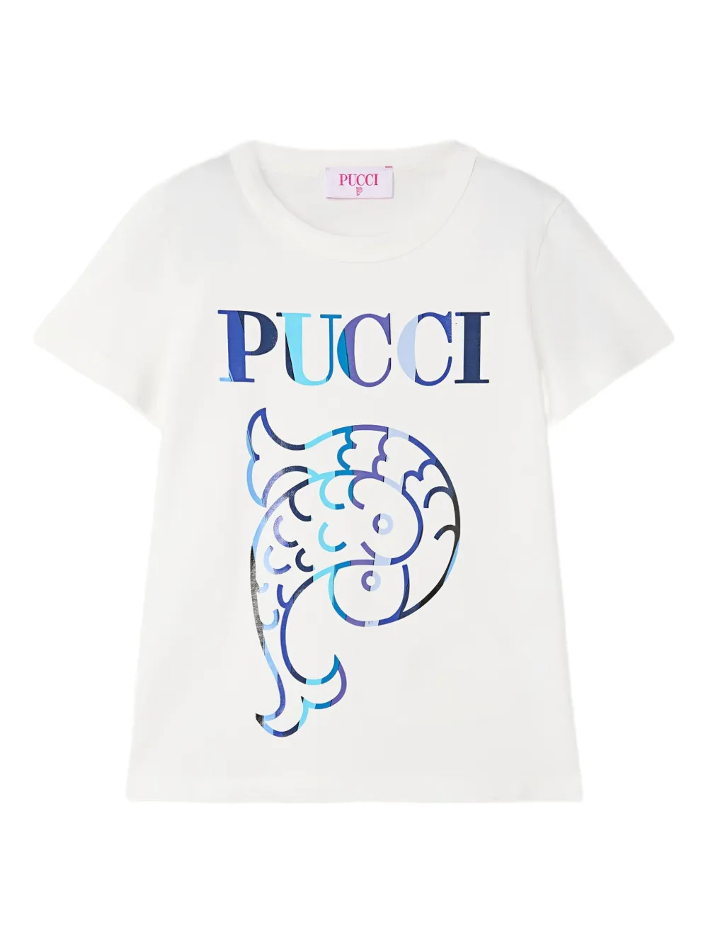 Футболка с принтом логотипа Pucci Junior, белый
Футболка с принтом логотипа Pucci Junior, белый